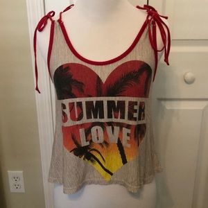 Summer love mind code tank top